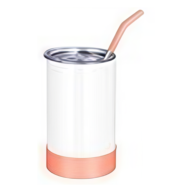 Vaso 12oz - Con base de colores - naranja