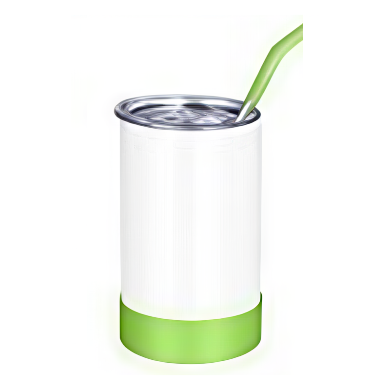 Vaso 12oz - Con base de colores - Verde